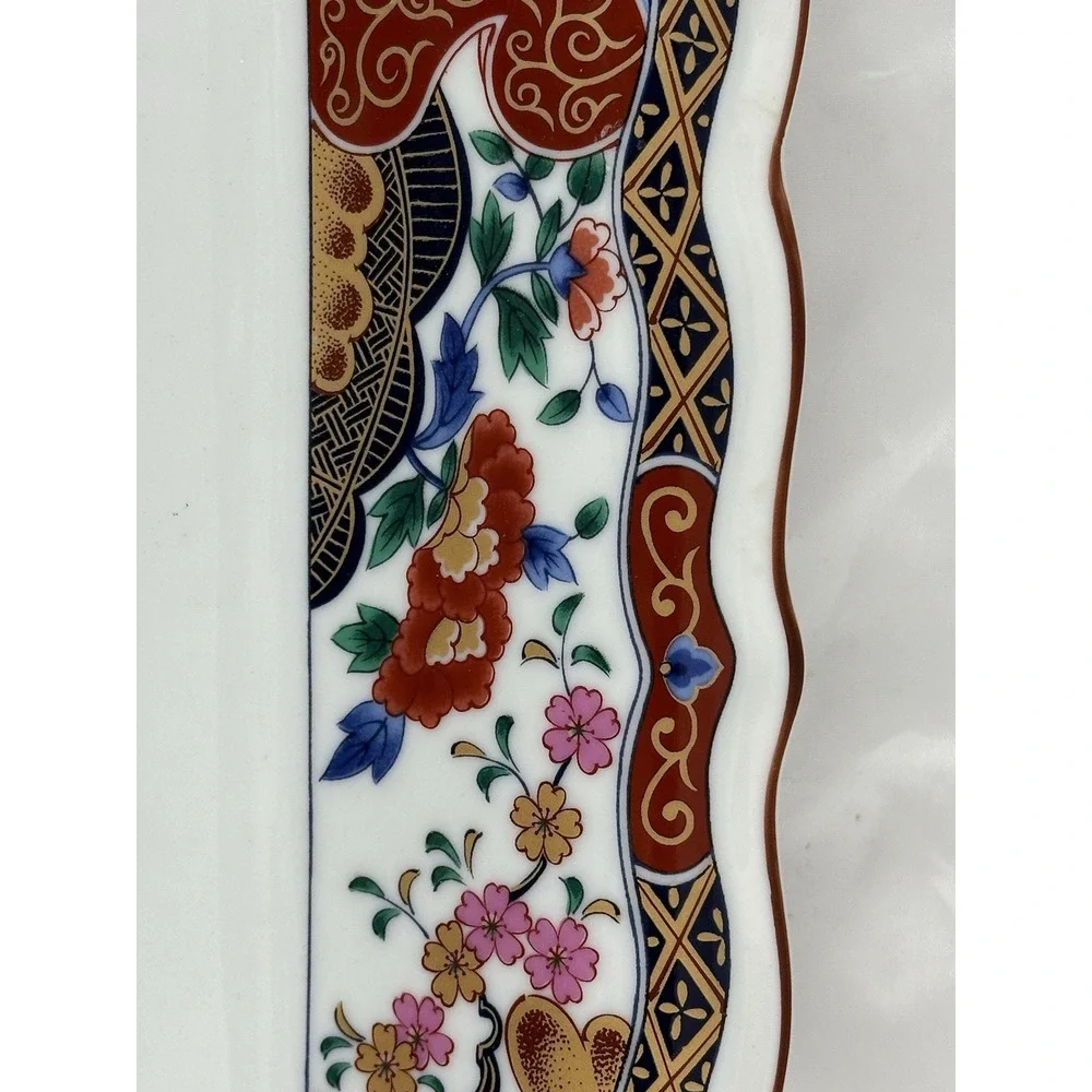 Arita-Style Japanese Porcelain Baking Serving Dish 8.5
